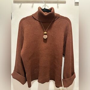 Boho Wooden & Brass Necklace